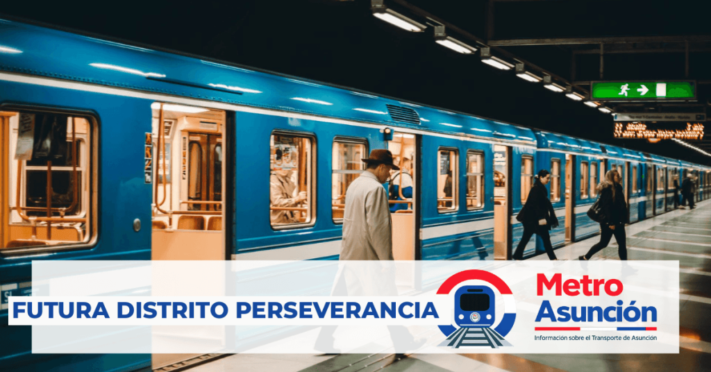 Futura estación Distrito Perseverancia del Metro de Asunción, Línea 1 del Tren de Cercanías Asunción–Ypacaraí (Paraguay).
