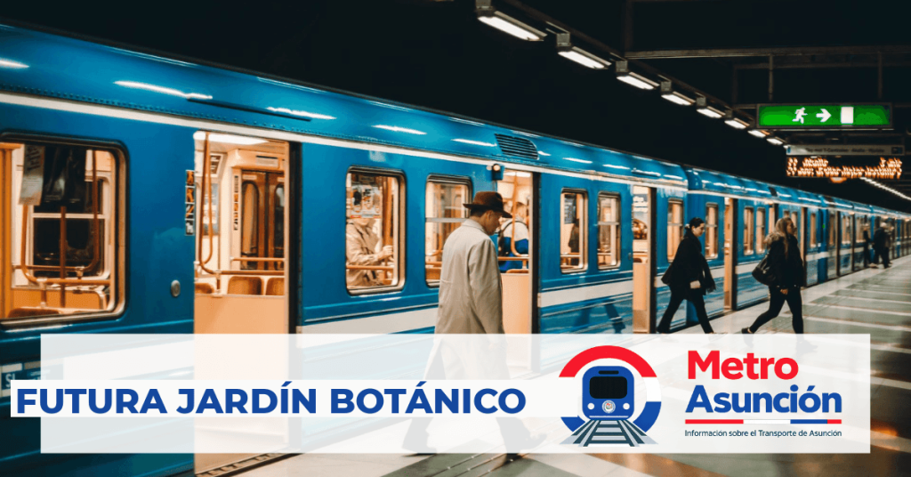 Futura estación Jardín Botánico del Metro de Asunción, Línea 1 del Tren de Cercanías Asunción–Ypacaraí (Paraguay).