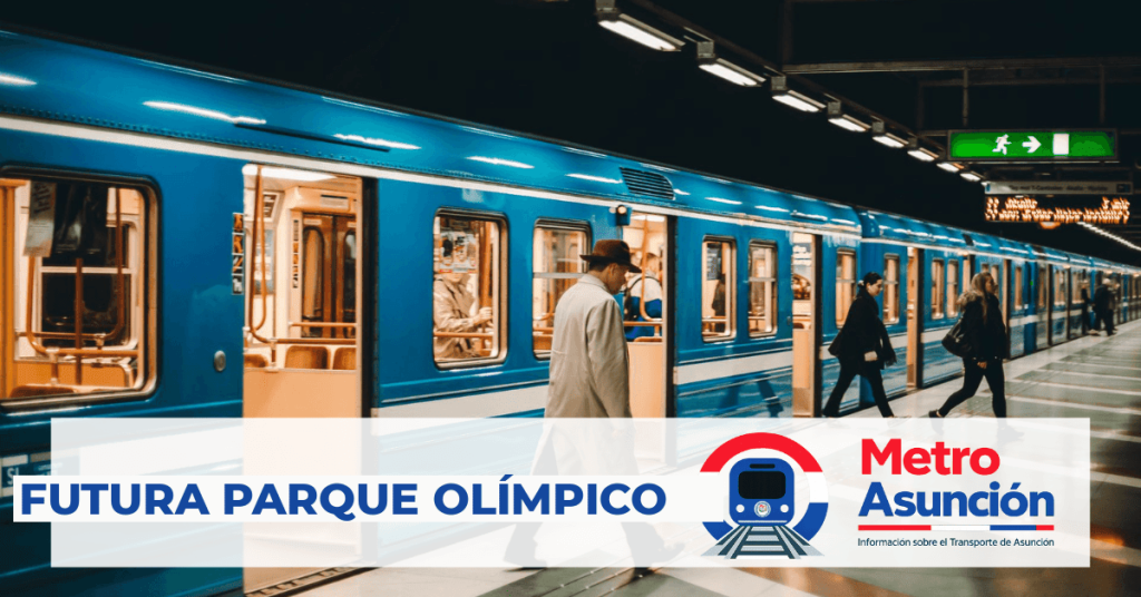 Futura estación Parque Olímpico del Metro de Asunción, Línea 1 del Tren de Cercanías Asunción–Ypacaraí (Paraguay).