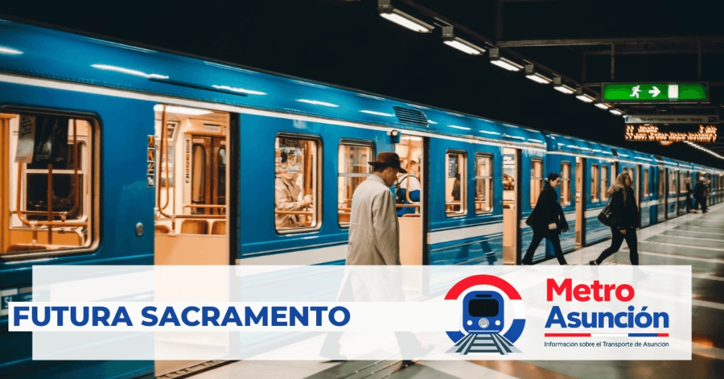 Futura estación Sacramento del Metro de Asunción, Línea 1 del Tren de Cercanías Asunción–Ypacaraí (Paraguay).